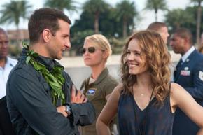 Bradley Cooper, Emma Stone, and Rachel McAdams in Aloha