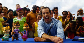 Jason Lee and friends in Alvin & the Chipmunks: Chipwrecked