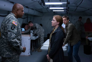 Forest Whitaker, Amy Adams, and Jeremy Renner in Arrival