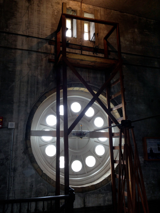 Inside the Rock Island Clock Tower Building. Photo by Bruce Walters.