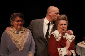 Susan Perrin-Sallak, Gregory Braid, and Patti Flaherty in Arsenic & Old Lace