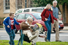 Jackson Nicoll and Johnny Knoxville in Bad Grandpa