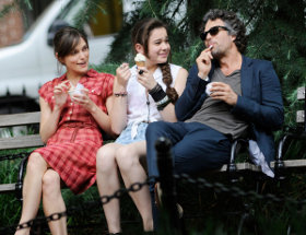 Keira Knightley, Hailee Steinfeld, and Mark Ruffalo in Begin Again