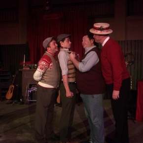 Aaron Lord, Anthony Natarelli, Chris Tracy, and Mike Kelly in Big Rock Candy Christmas
