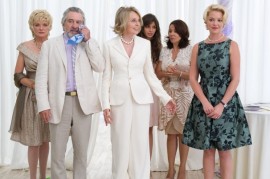 Christine Ebersole, Robert De Niro, Diane Keaton, Ana Ayora, Patricia Rae, and Katherine Heigl in The Big Wedding