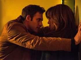 Ryan Guzman and Jennifer Lopez in The Boy Next Door