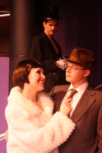 Melissa Anderson-Clark, Bryan Tank, and Tristan Tapscott in Cabaret