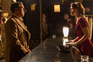 Steve Carell and Kristen Stewart in Cafe Society