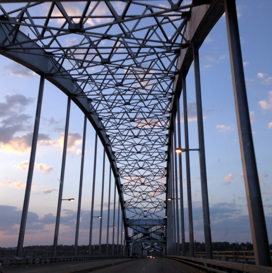 The Centennial Bridge. Photo by Bruce Walters.