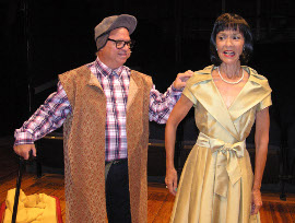 Mike Skiles and Susan Philhower in Christmas Belles
