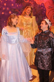 Melissa Flowers, Sheri Brown, and James Pepper in Cinderella
