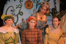 Maureen Malley, Melissa Flowers, Jamie Bauschka, and Katie Casey in Cinderella