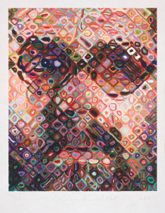 Chuck Close, 'Self-Portrait/Woodcut'