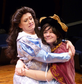 Angela Rathman and Rebecca McCorkle in The Complete Works of William Shakespeare Abridged