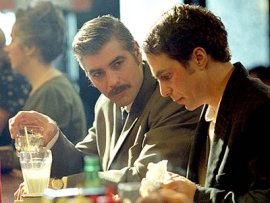 George Clooney and Sam Rockwell in Confessions of a Dangerous Mind
