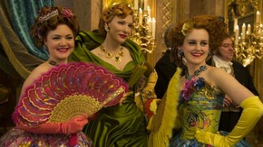 Holliday Grainger, Cate Blanchett, and Sophie McShera in Cinderella