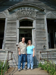 Kelly and Tammy Rundle at Bettendorf, Iowa's Forest Grove School