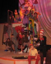 the Seussical ensemble