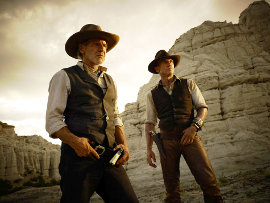 Harrison Ford and Daniel Craig in Cowboys & Aliens