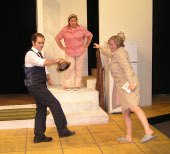 Broc Nelson, Karrie McLaughlin, and Ashley Hoskins in Crimes of the Heart