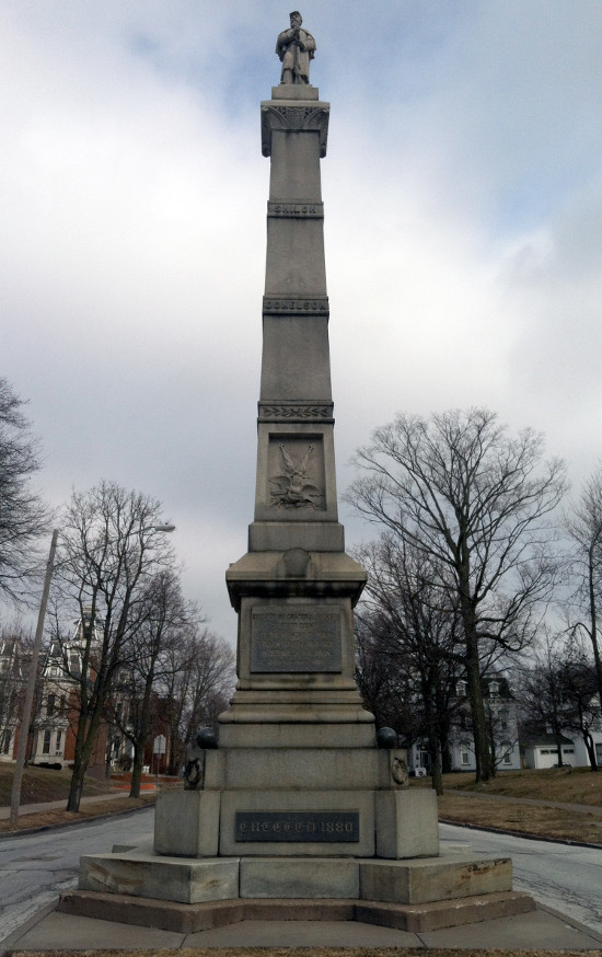 Scott County Soldier's Monument. Photo by Bruce Walters.