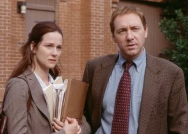 Laura Linney and Kevin Spacey in The Life of David Gale