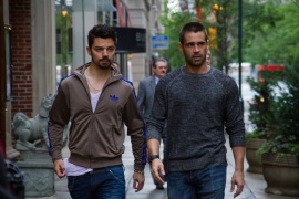 Dominic Cooper and Colin Farrell in Dead Man Down