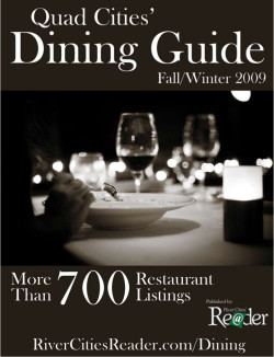 Fall/Winter 2009 Dining Guide. Click to download.