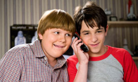 Robert Capron and Zachary Gordon in Diary of a Wimpy Kid: Dog Days