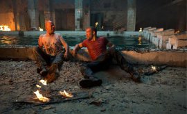 Bruce Willis and Jai Courtney in A Good Day to Die Hard
