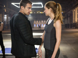 Theo James and Shailene Woodley in Divergent