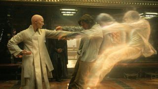 Tilda Swinton and Benedict Cumberbatch in Doctor Strange