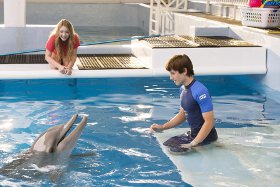 Cozi Zuehlsdorff and Nathan Gamble in Dolphin Tale 2