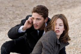 Shia LaBeouf and Michelle Monaghan in Eagle Eye