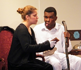 Analisa Percuoco and James Thames in The Elephant Man
