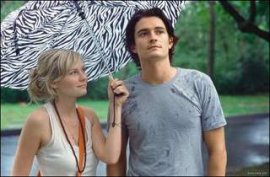 Kirsten Dunst and Orlando Bloom in Elizabethtown