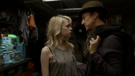 Emma Stone and Edward Norton in Birdman