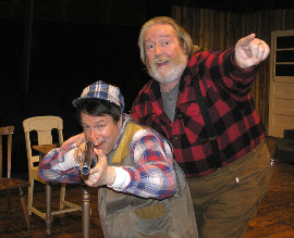 Don Faust and John VanDeWoestyne in Escanaba in da Moonlight