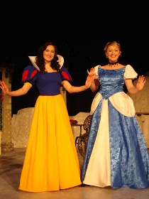 Kelly Lohrenz and Cara Chumbley in A Fairy Tale Christmas