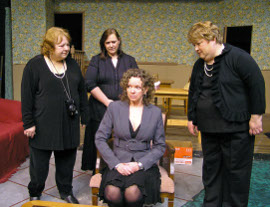 Judy Luster, Lisa Kahn, Jan Golz, and Pamela Crouch in The O'Conner Girls