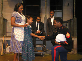 Shanna Cramer, Ganea Bogguess, Renaud Haymon, Reggie Jarrell, and Tylin Roberts in Fences