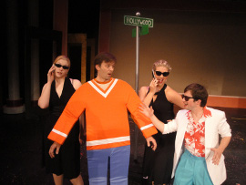 Cari Downing, Steve Lasiter, Sara King, and Tim Stompanato in The Musical Adventures of Flat Stanley