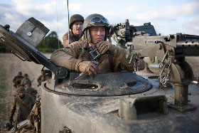 Brad Pitt in Fury