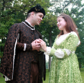 Andy Koski and Aisha Ragheb in Romeo and Juliet