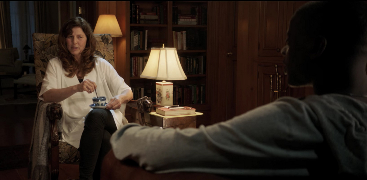 Catherine Keener and Daniel Kaluuya in Get Out Catherine Keener and Daniel Kaluuya in Get Out
