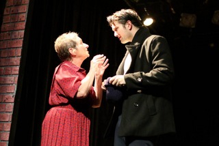 Jalayne Riewerts and Jon Loya in The Glass Menagerie