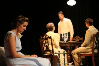 Jami Wii, Jalayne Riewerts, Jon Loya, and Christian Klepac in The Glass Menagerie