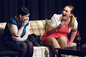 Sara Bolet and Amanda Dugan in God of Carnage