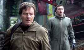 Bryan Cranston and Aaron Taylor-Johnson in Godzilla