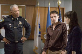 Morgan Freeman, Casey Affleck, and Michelle Monaghan in Gone Baby Gone